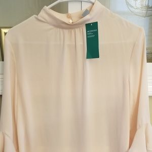 H & M peach blouse 3/4sleeves